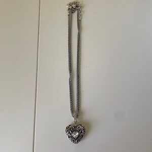 Brighton Silver Heart Pendant Necklace
